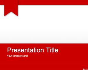 Шаблон Red Academic PowerPoint