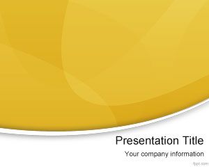 Gelb Modern Powerpoint-Vorlage