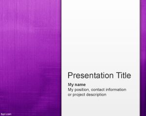 Pintura Plantilla Violeta Resumen PowerPoint