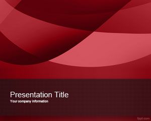 Template Exotic Red PowerPoint