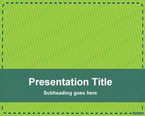 Verde coupon PowerPoint Template