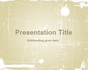 Template Sepia Abstrak PowerPoint
