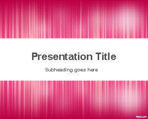 Розовый шум Шаблон PowerPoint