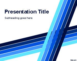 Format Albastru Linii profesionale PowerPoint