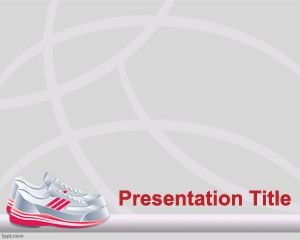 Sepatu Olahraga PowerPoint Template