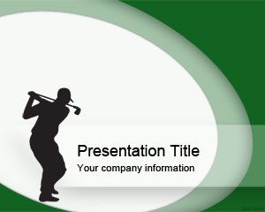 Swing Golf PowerPoint Template