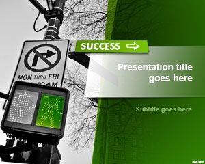 Drumul spre succes PowerPoint șablon