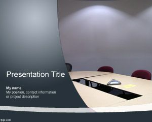 Plantilla de salas de reuniones PowerPoint