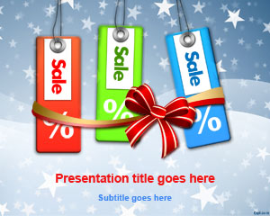 Modèle Holiday Sales PowerPoint