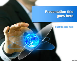 Template Bisnis Global Trends PowerPoint