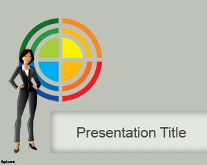 Format Business Lady PowerPoint