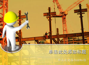 3D руках ключ строительной отрасли строительства РРТ шаблон