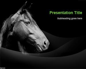 Template Campeão Cavalo PowerPoint