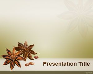 Template Star Anise PowerPoint