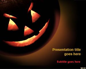 Gratis Halloween Pumpkin PowerPoint Template