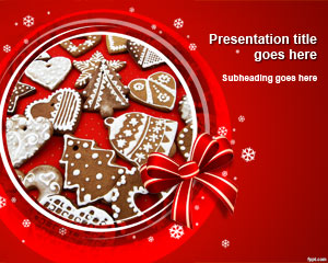 圣诞烘焙的PowerPoint模板