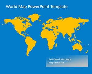 ฟรีที่มีสีสันแม่แบบเวกเตอร์ worldmap สำหรับ PowerPoint