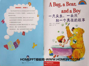 „Un bug, un urs și povestea unui băiat“ imagine poveste carte PPT