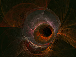 Abstrak lubang hitam gambar latar belakang PowerPoint Download