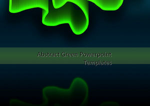 Astratti modelli di PowerPoint verdi