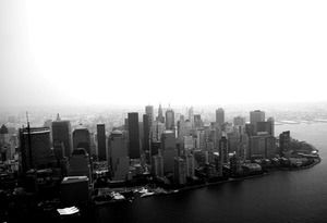 Gökdelenler şehir powerpoint şablonu Hava Fotoğraf