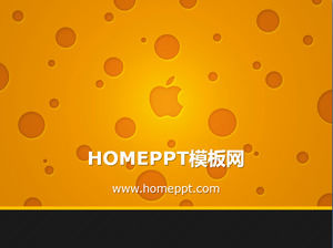 Apel latar belakang logo materi teknologi slideshow
