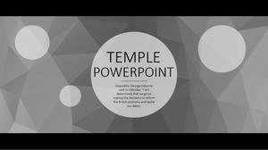 Black Edge Wide Screen Atmosphere Business PPT Template