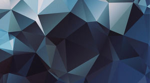 Niebieski Niski płaskim Polygon PPT Background Zdjęcia do pobrania