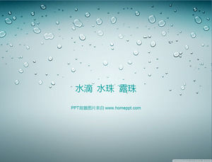 Blaue Wassertropfen Download Hintergrundbild Tau PPT