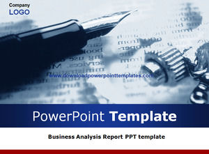 template Análise de Negócios Relatório PPT