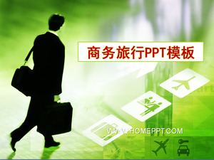Los viajes de negocios PPT plantilla de descarga