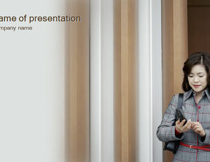Call woman Powerpoint Templates