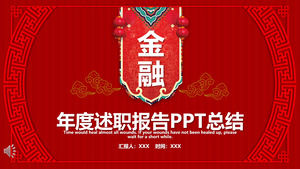 China Relatório Anual do Debriefing sobre o Vento Modelo PPT