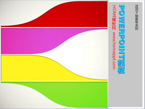 moda cor de download PPT modelo dinâmico