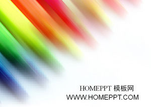 Warna garis-garis art latar belakang desain PPT Template