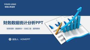 재무 데이터 분석 보고서 PPT 템플릿