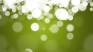 صورة خلفية خضراء هالة جمالية PPT (أ)