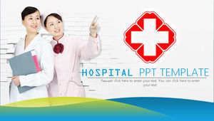 Verde Micro Stereo Hospital PPT Template Scarica