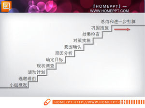 Группа Flow Project Chart PPT шаблон