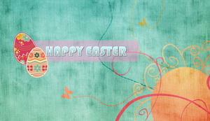 Happy Easter Easter senang PPT Template Unduh
