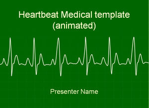 心脏和脑电波PPT模板