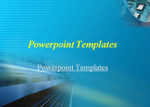 Yüksek hızlı Powerpoint Templates trenler