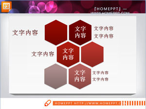 combinação Honeycomb material de slides de download