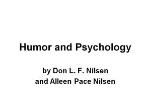 El humor y la Psicología