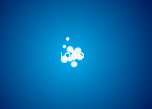 Имитация флеш-пузыря вспышка логотип дисплей спецэффекты анимация ppt шаблон