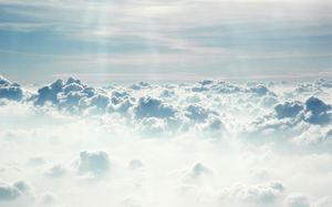 Великолепное облако PPT фоновое изображение