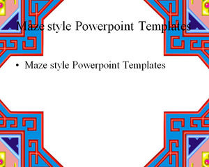 Maze style de modèles Powerpoint