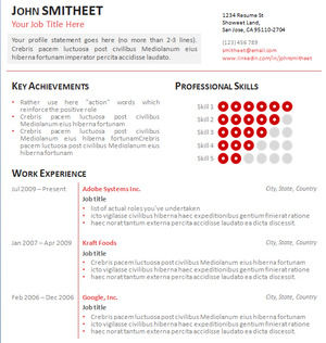 Pure white background English personal resume PPT template PowerPoint  Templates Free Download