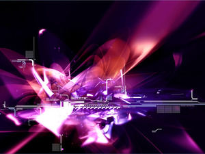 紫炫光技術PPT背景圖片