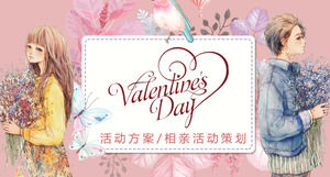 Template PPT Perencanaan Hari Valentine Romantis